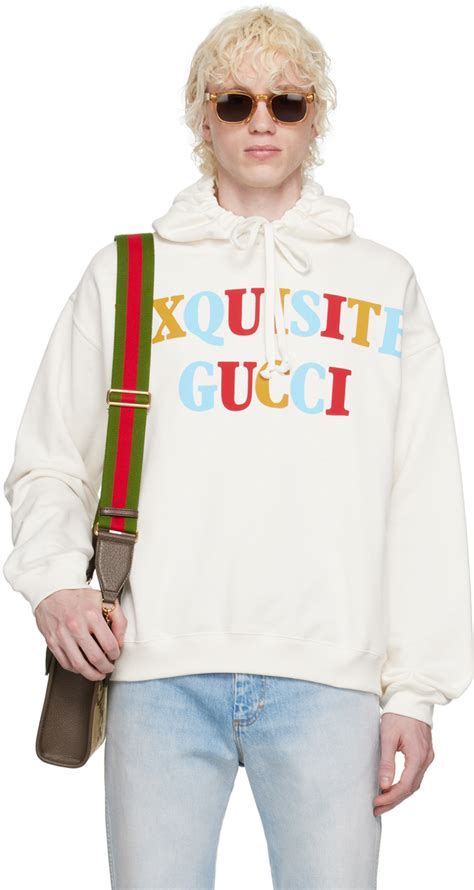 gucci black n white|black and white gucci hoodie.